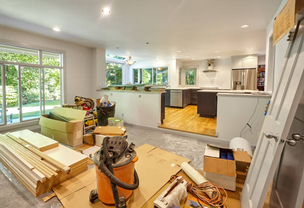 Professional Kitchen Island Installation technician working in New Richmond, WI